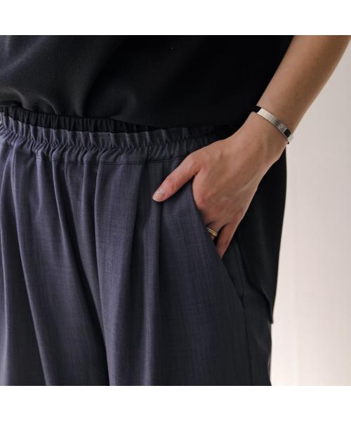 MONiLE ワイドパンツ 002749 ダブルウエスト モニーレ MONILE MONiLE ワイドパンツ 002749 ダブルウエスト