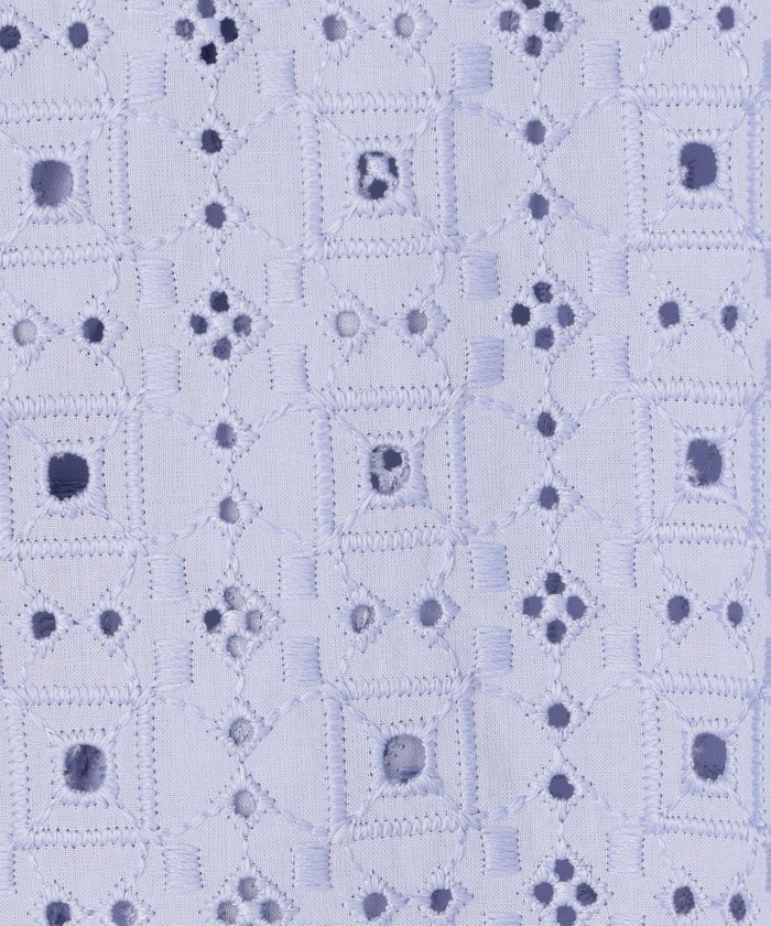 セール 40%OFF】ボイルスクエアエンブロイダリー パフスリーブ