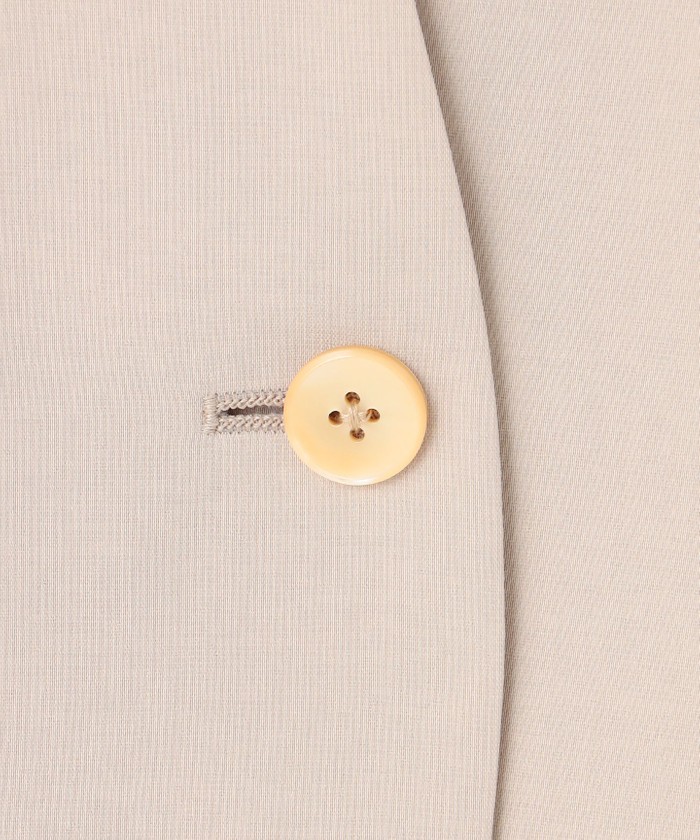 洗える】ストレッチ ノーカラー ジャケット(508182538) | J 洗える】ストレッチ ノーカラー ジャケット(508182538) | J
