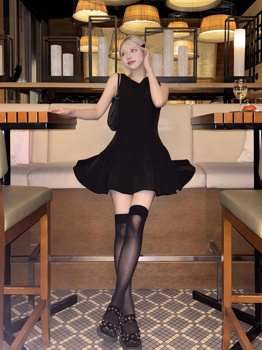 Darich シルエットフレアミニワンピース シルエットフレアミニワンピース – Darich (ダーリッチ)