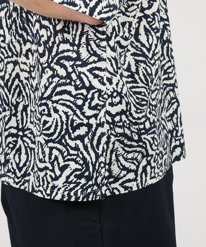 m's braque ノーカラーシャツ m's braque 【SALE!】 (エムズ ブラック) KITE SHIRT [WHITE