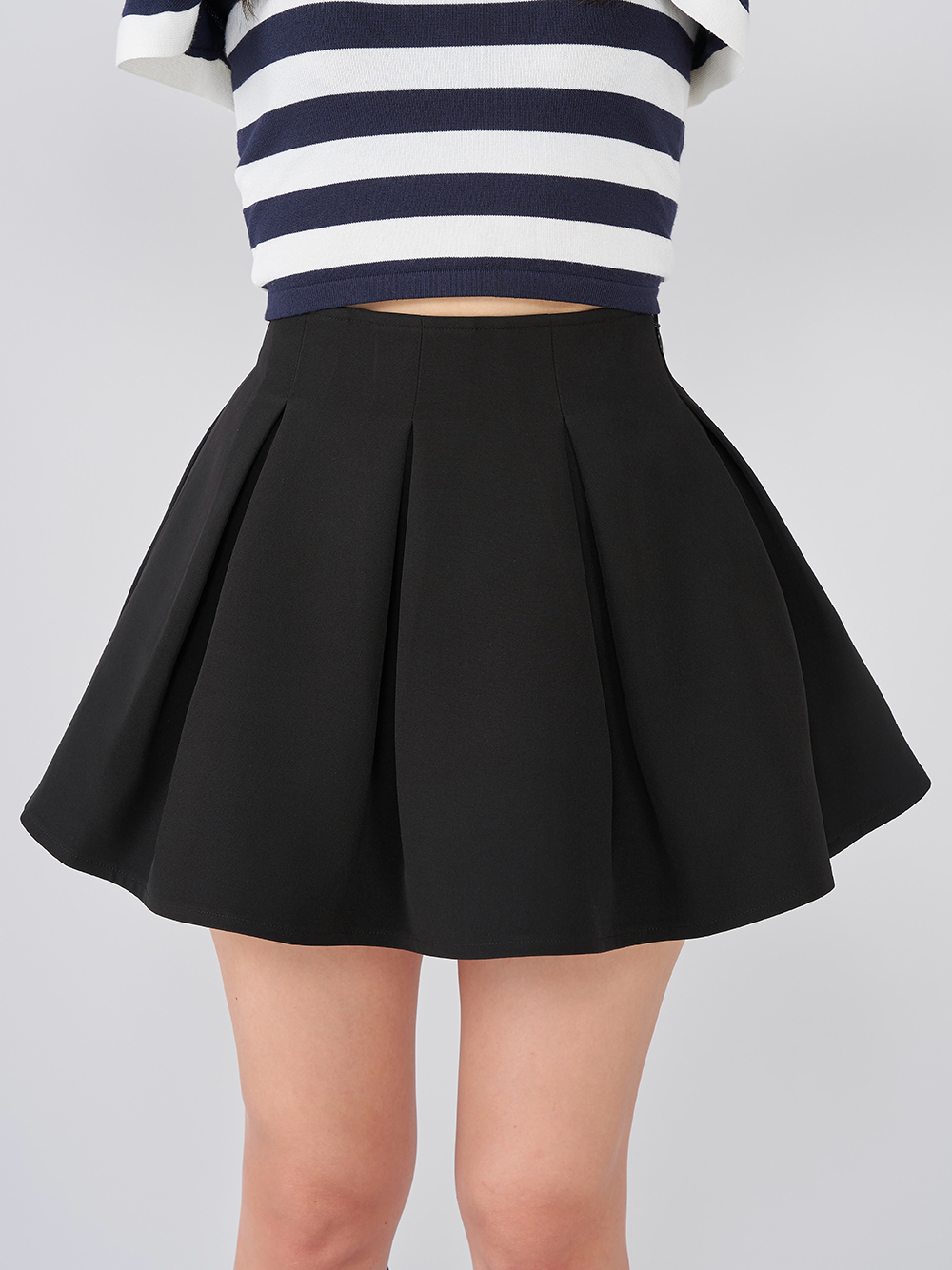 darich スカート ダーリッチ Darich タックデザインカットミニスカート(508184774