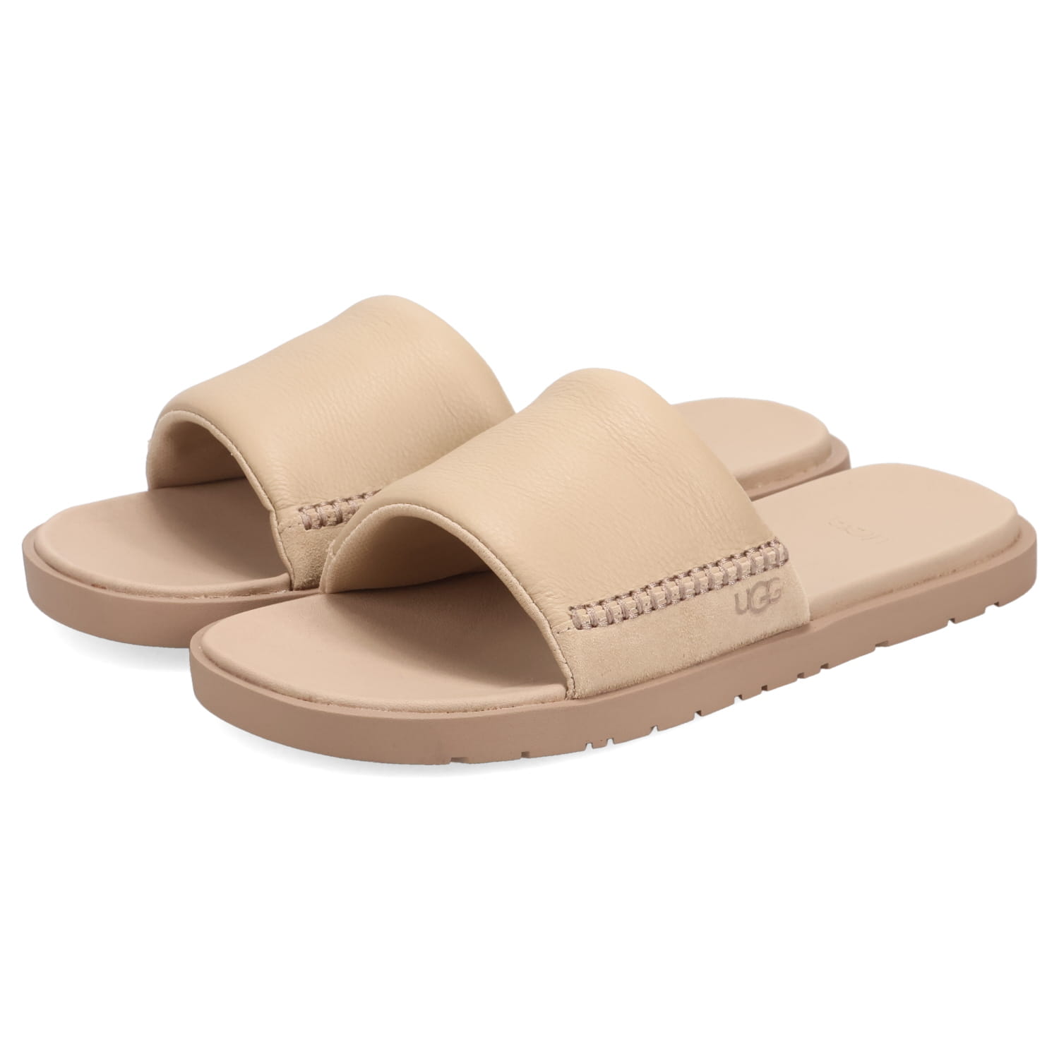 UGG ベージュ スポーツサンダル UGG アグ シーサイド 2 スライド サンダル スライドサンダル