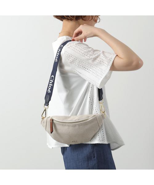 chloe クロエ ボディバッグ ウエストバッグ ネイビー キッズ