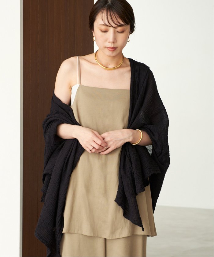 plage fibril linen 混 キャミソールベージュ