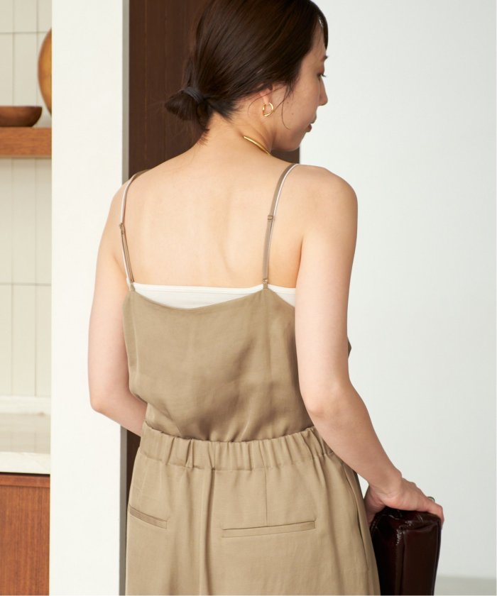 Plage fibril linen 混 キャミソール 追加》fibril linen 混 キャミソール（キャミソール）｜Plage