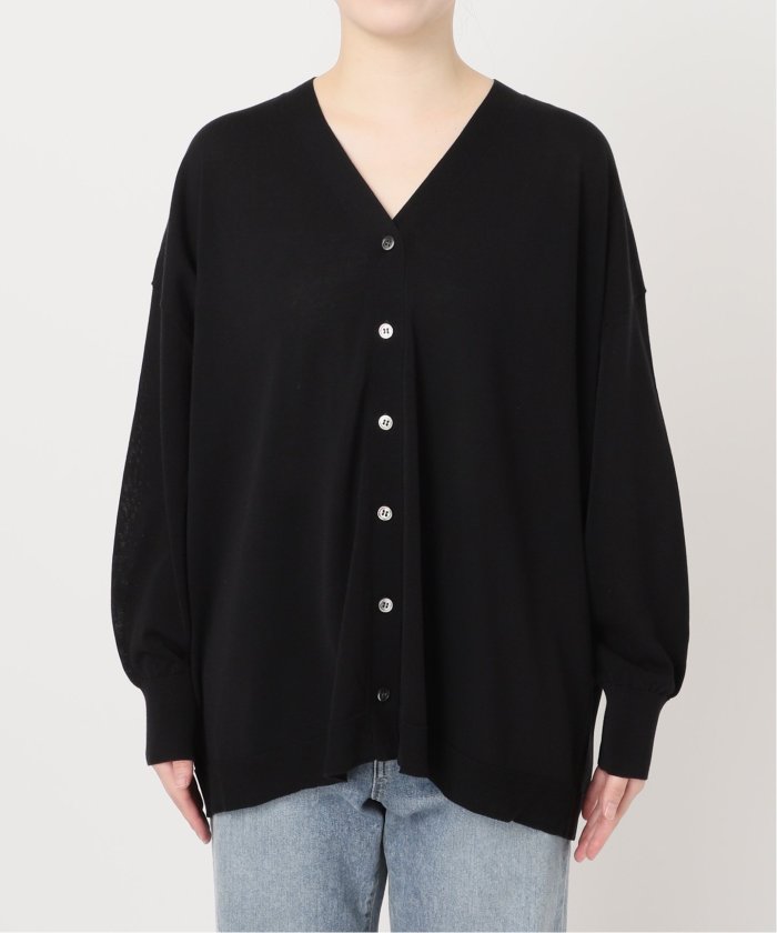 セール 30%OFF】≪手洗い可能≫CO/AceワイドVネックカーディガン