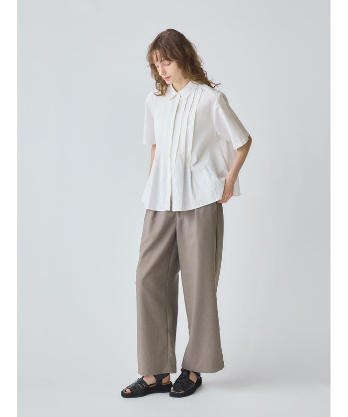 MidiUmi タックショートシャツ(508186223) | ミディウミ(MidiUmi
