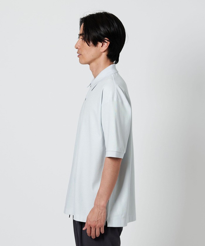 ■美品 BEAUTY&YOUTH ギザコットン スーパーブ ポロシャツ ネイビー BEAUTY＆YOUTH UNITED ARROWS tシャツ ギザコットン スーパーブ