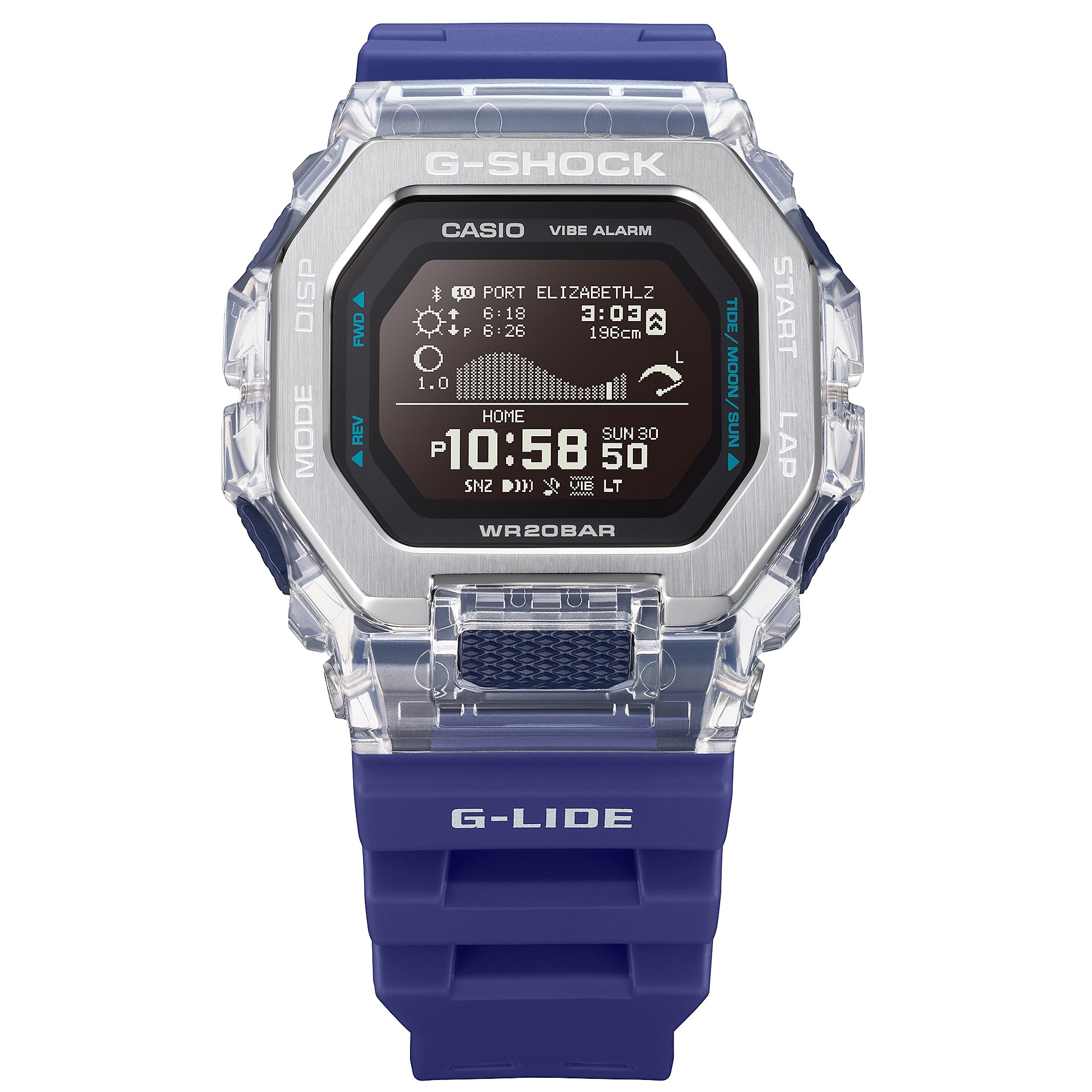 G-Shock GDF-100-1B Altimeter Barometer Thermometer Display