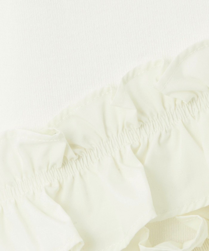 EMMEL REFINDS フライスフリル 2WAY Tシャツ EMMEL REFINES tシャツ 「EMMEL REFINES」EM フライス フリル