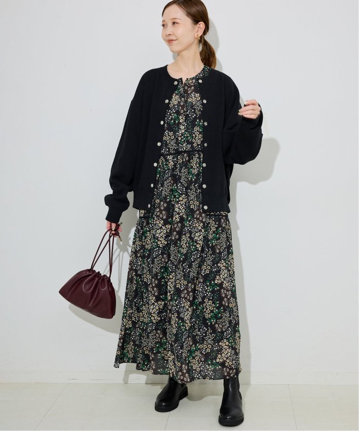 スローブイエナワンピース WEB限定/追加予約》FLOWER PRINT ワンピース(508188956
