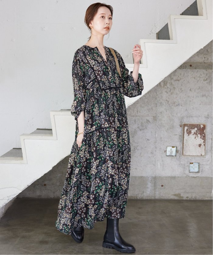 WEB限定/追加予約》FLOWER PRINT ワンピース(508188956