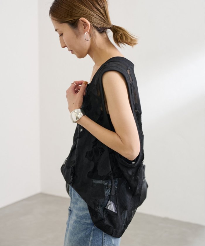 ≪追加≫ESTHE OVERSIZED SHEER LACE ベスト 2(508189198
