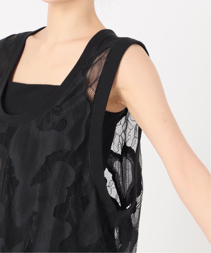 framework ESTHE OVERSIZED SHEER LACE ベスト ≪追加≫ESTHE OVERSIZED SHEER LACE ベスト 2(508189198