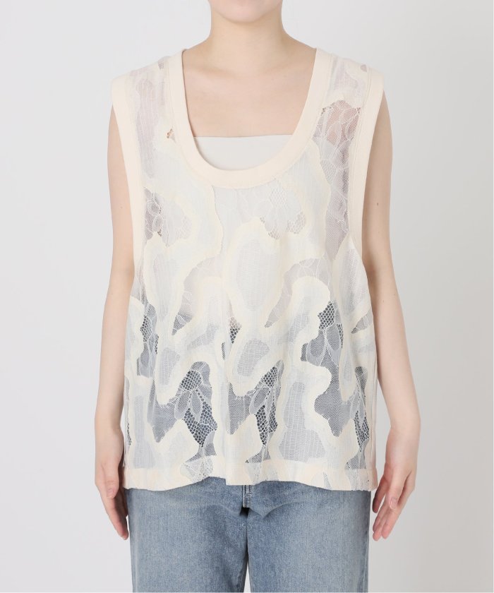 ≪追加≫ESTHE OVERSIZED SHEER LACE ベスト 2(508189198