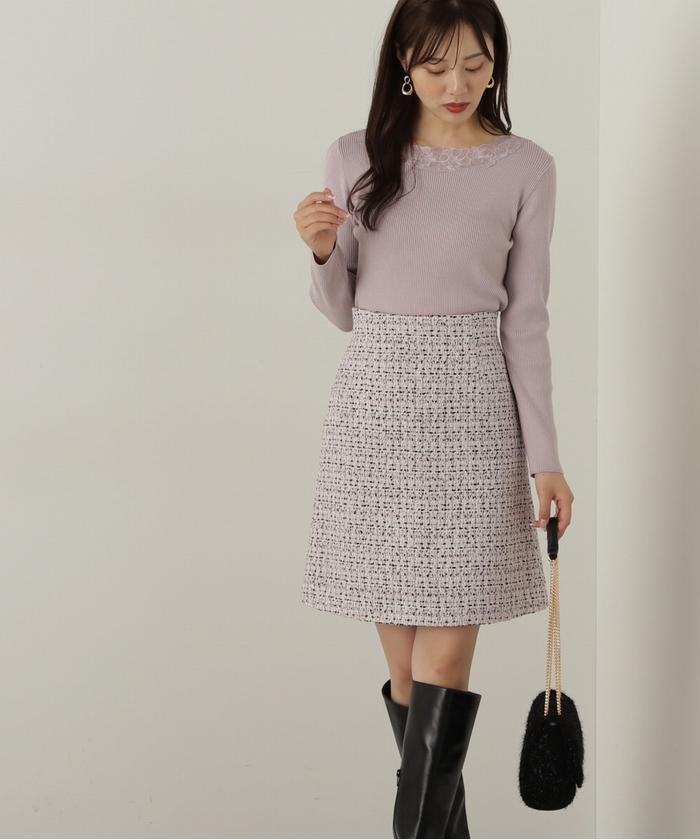 PROPORTION BODY DRESSING ミックスツイードミニスカート 楽天市場】【SALE／10%OFF】ミックスツイードミニスカート WEB