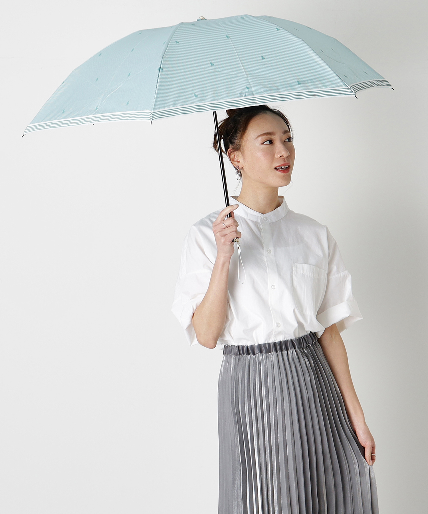 POLO RALPH LAUREN (ポロ ラルフローレン)千鳥格子 折りたたみ傘 POL0125S0017_zo_a001.jpg