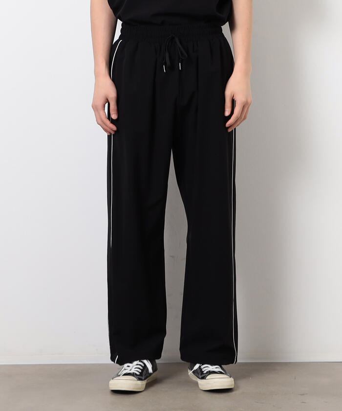 Starting Over パンツ side line switching nylon track pants