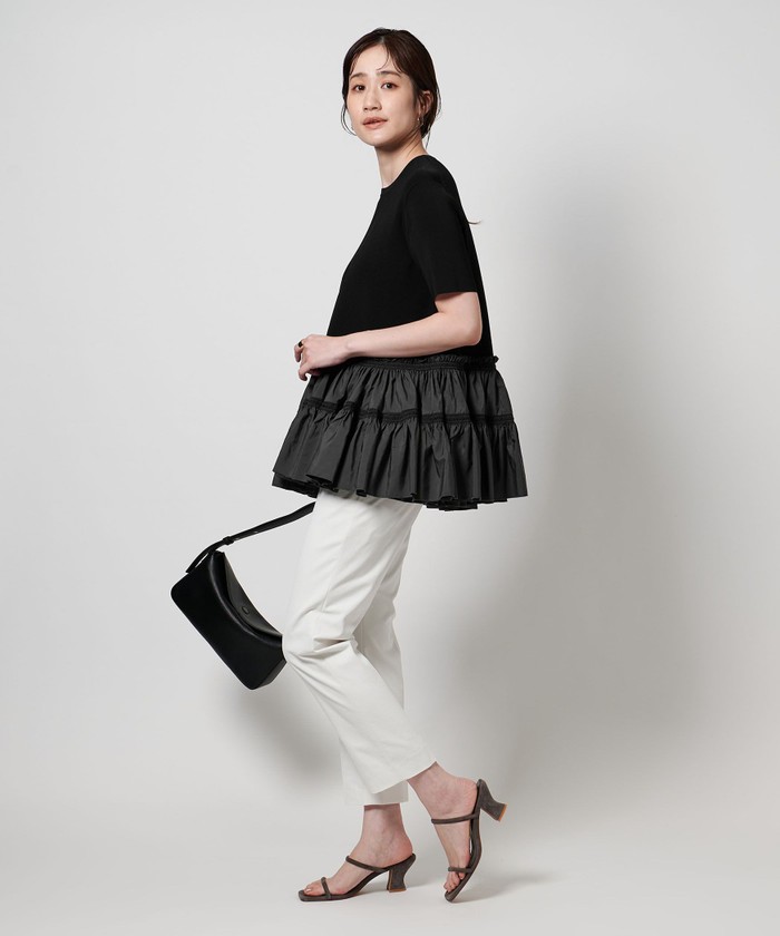 UNITED ARROWS エンブロ ティアードコンビ ショートスリーブ