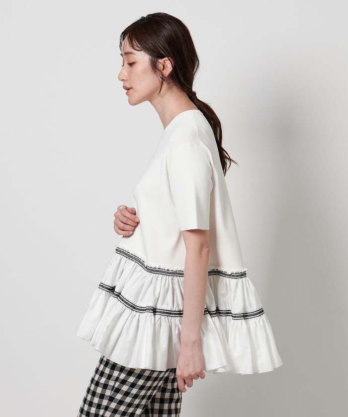 UNITED ARROWS エンブロ ティアードコンビ ショートスリーブ