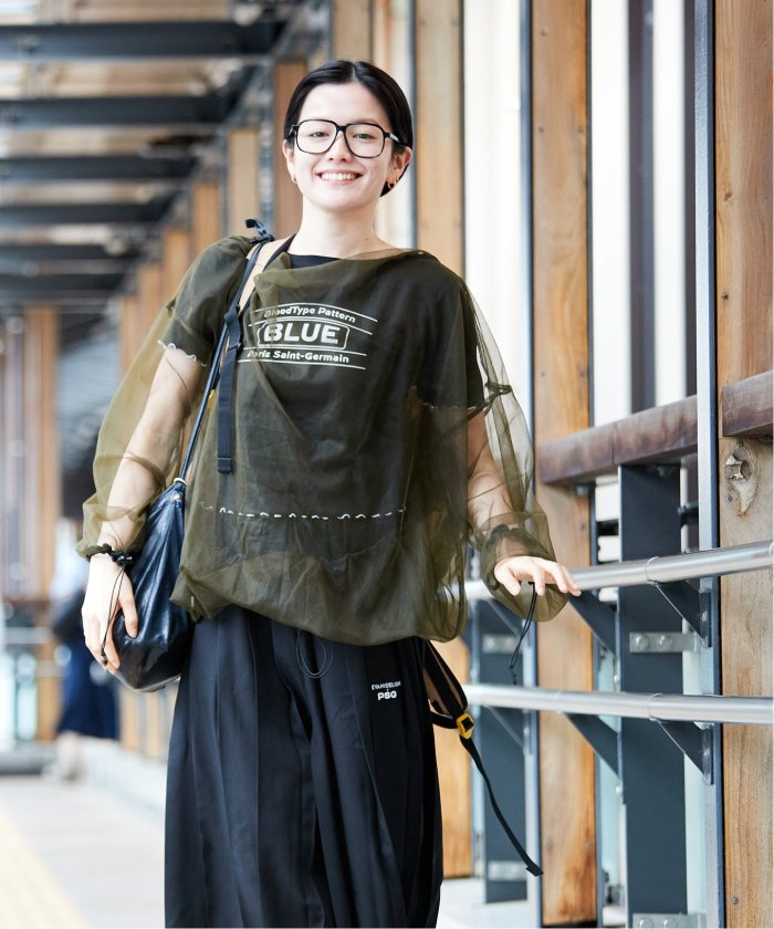 EVA*PSG】 JP PATTERND BLUE TEE(508192166) | Paris