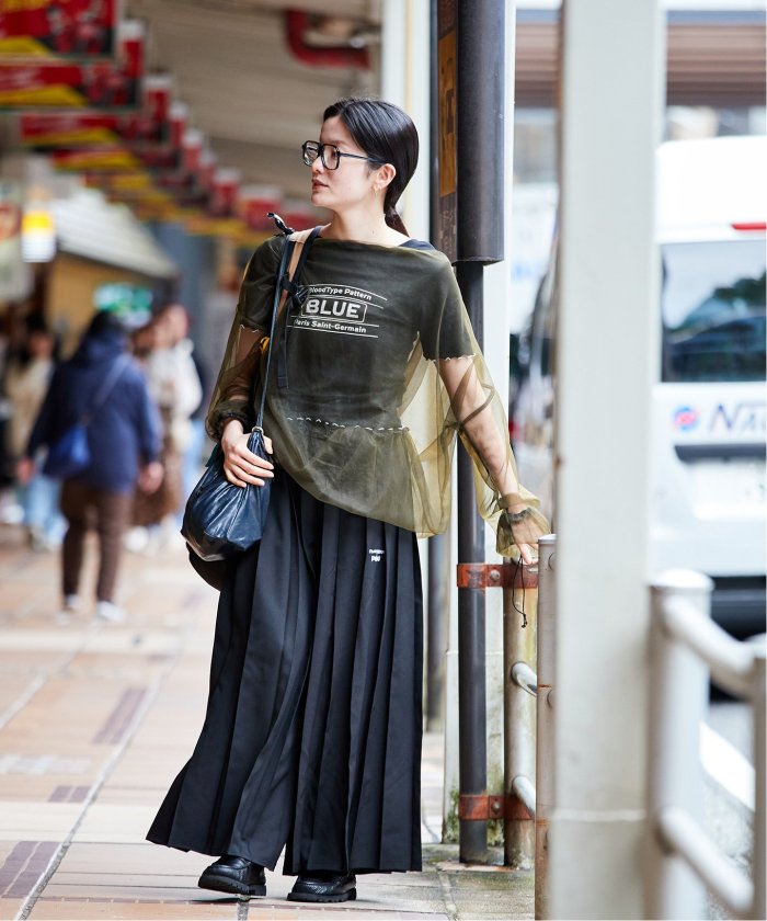 tシャツ 「EVA*PSG」 JP  PATTERND BLUE TEE レディース パリ・サンジェルマン Paris Saint-Germain 【EVA*PSG】 JP
