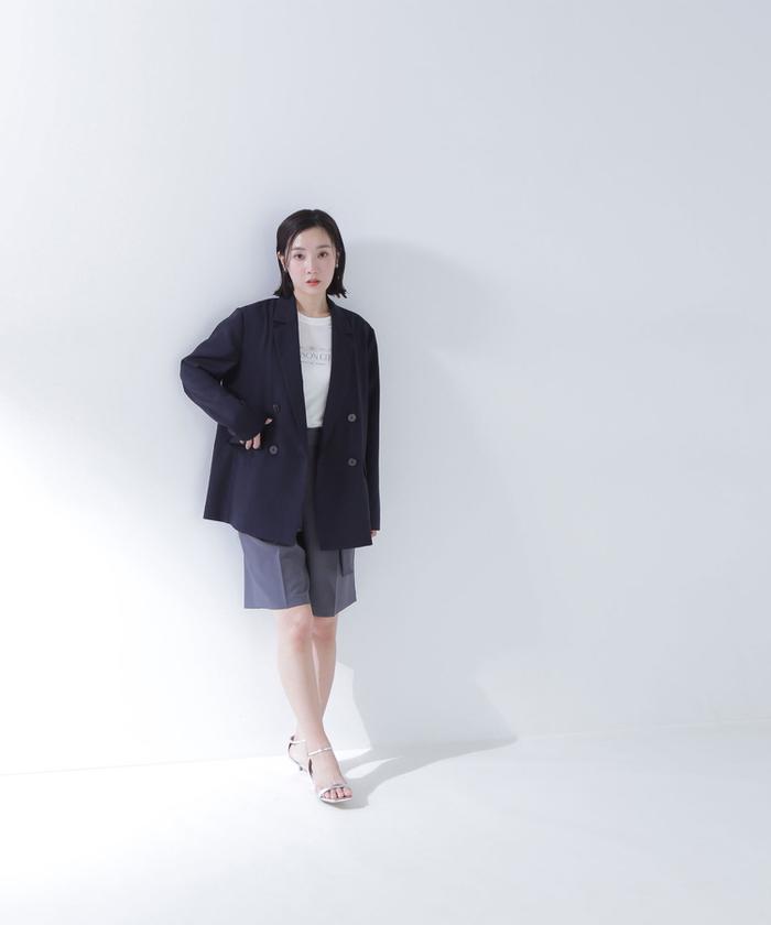 ライトボクシーダブルジャケット Oggi8月号掲載】ライトボクシーダブルジャケット | NATURAL