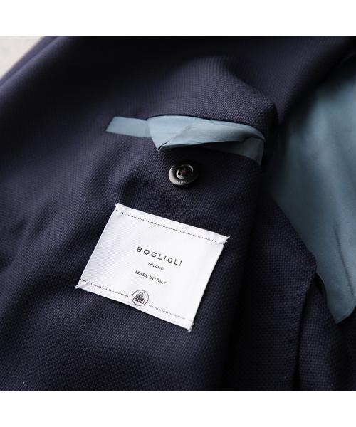 BOGLIOLI DOVER セットアップ size:42 高品質】 ウールホップサック 3Bシングルジャケット【DOVER