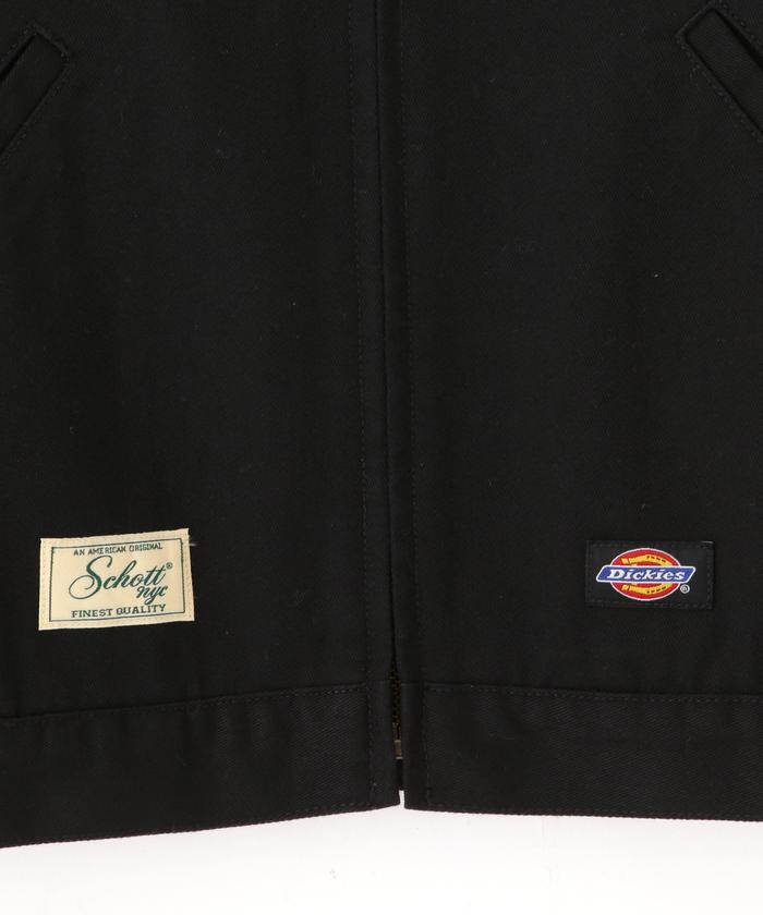 36 schott dickies LEATHER COMBI JACKET（xDICKIES