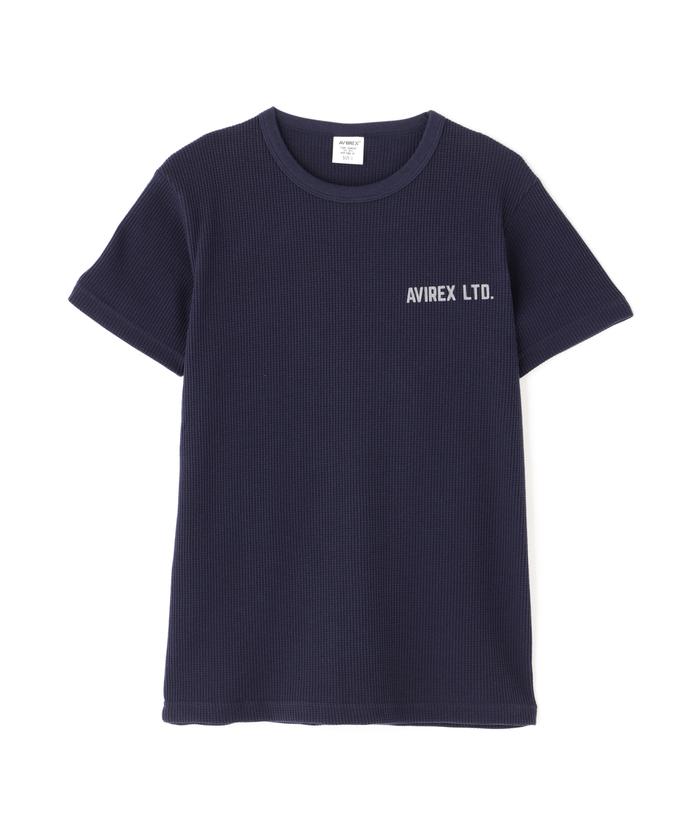WEB&DEPOT限定》WAFFLE CREWNECK T-SHIRT 