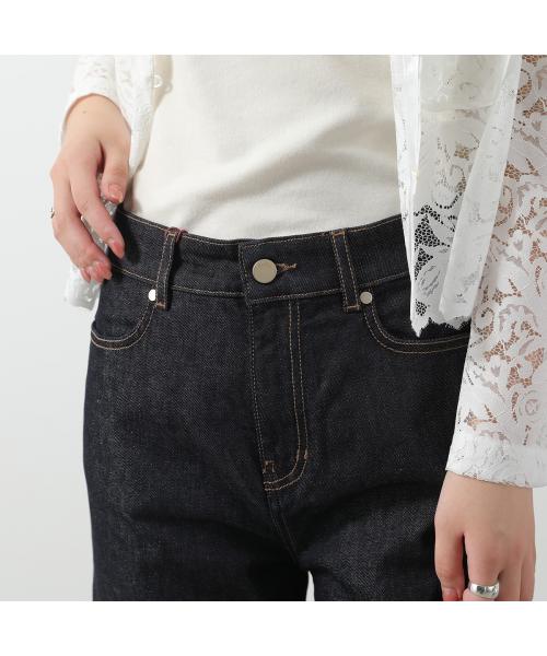 Max Mara studio ストレートデニムパンツ(ブラック) Max Mara Studio MAX MARA マックスマーラ ステュディオ デニム