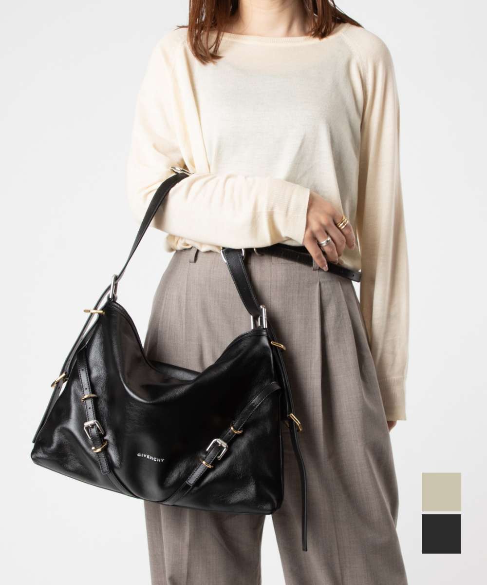 ◆SALE◆直営店◆【GIVENCHY】VOYOU ミディアム トートバッグ Givenchy Voyou Medium Tote Bag in Embossed Leather