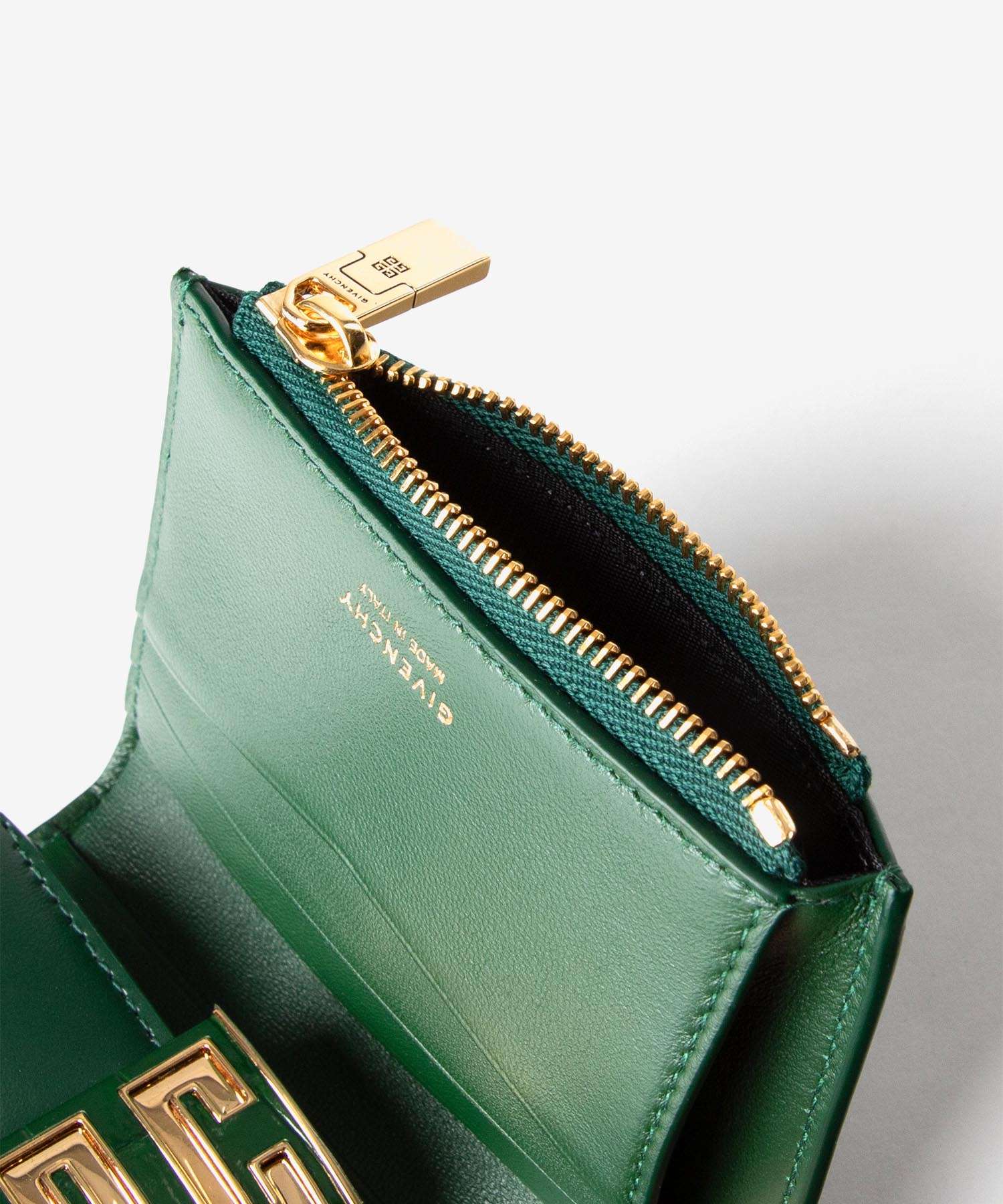 Givenchy 三つ折り財布 緑