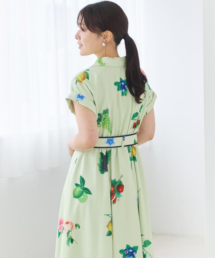 フルーツプリントシャツワンピース(508196261) | AND COUTURE