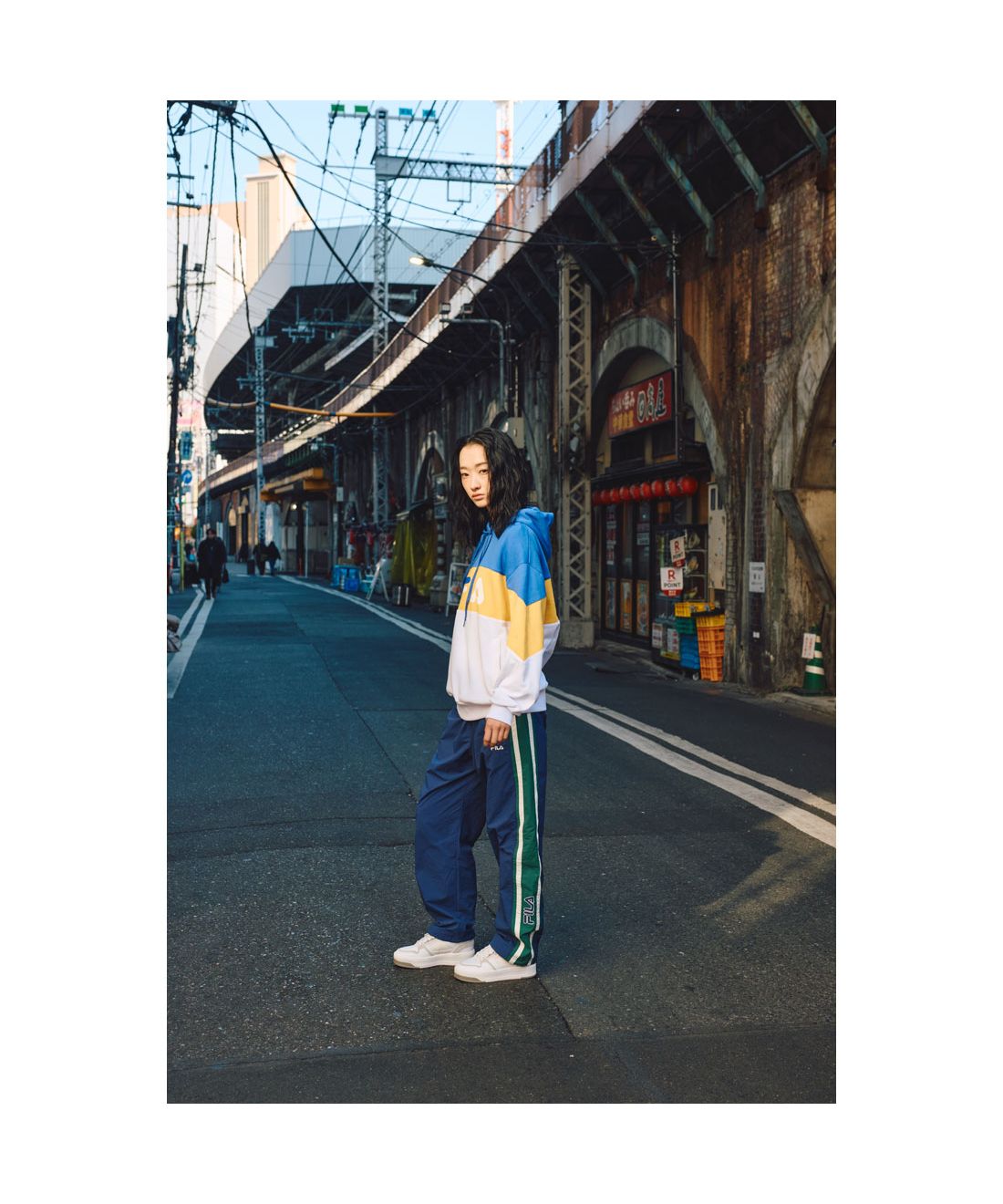 フィラ FILA 【カジュアルウェア】BIGフーディ / レディース（インクブルー） セール】フィラ FILA 【カジュアルウェア】BIGフーディ