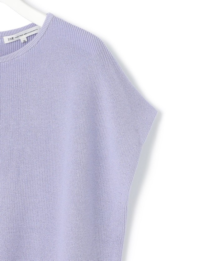 25SS✨新品タグ 23区 【洗える】コットンアセテート オーバーサイズ ニット 23区(ニジュウサンク)の【洗える】コットンアセテート オーバー