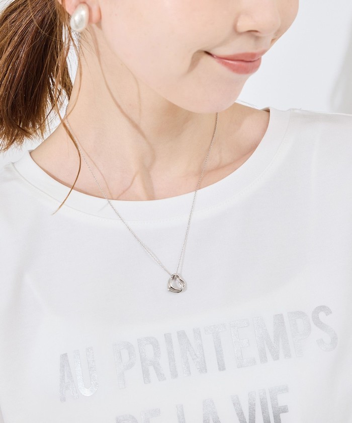 セール 20%OFF】コネクトハートトップショートネックレス