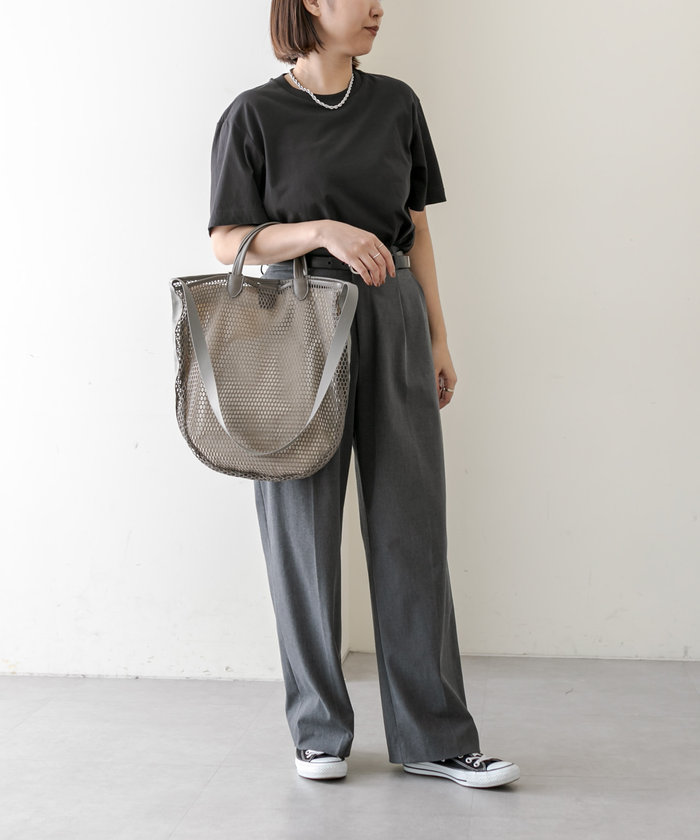 ear PAPILLONNER メッシュライトショルダーバッグ ear PAPILLONNER ショルダーバッグ バッグ 「A4サイズ対応/2way