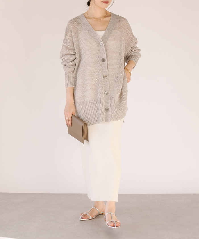 セール 60%OFF】【RIVE DROITE】サイドスリット2WAYカーデ