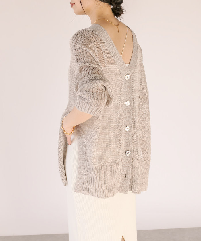 セール 60%OFF】【RIVE DROITE】サイドスリット2WAYカーデ