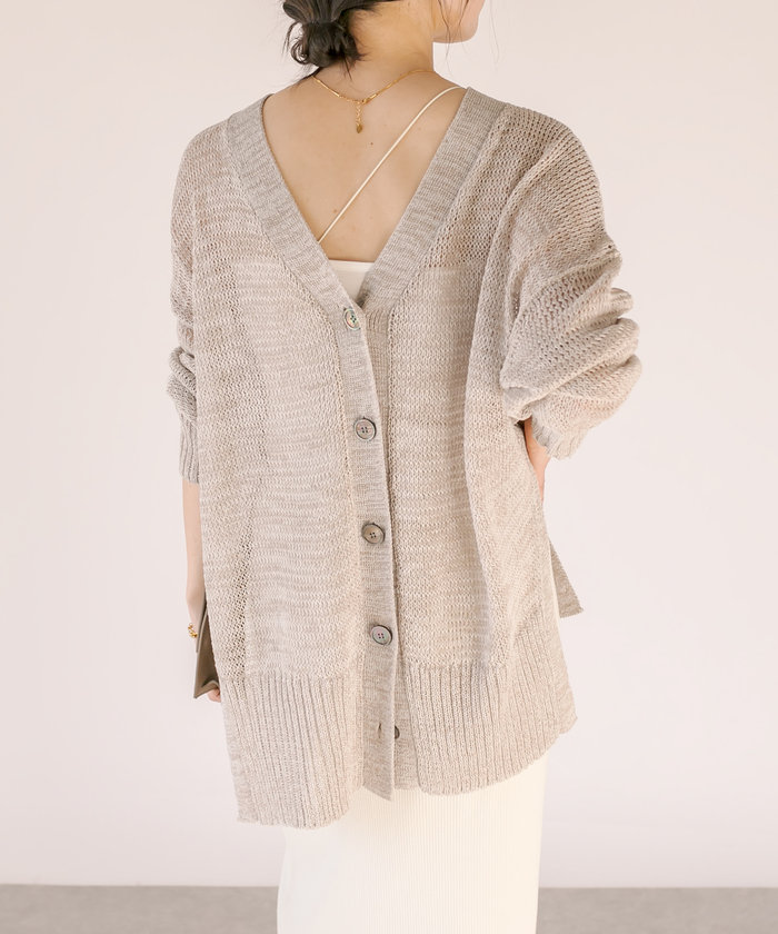 セール 60%OFF】【RIVE DROITE】サイドスリット2WAYカーデ