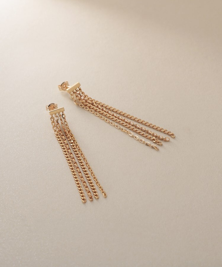 ココシュニック COCOSHNIK K10キヘイミックスチェーンフリンジ