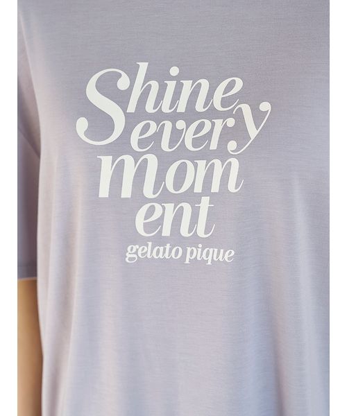 セール 30%OFF】【接触冷感】ロゴTシャツ&リブショートパンツ