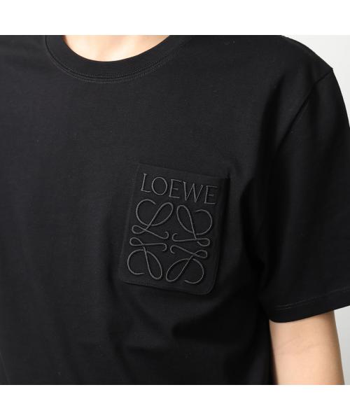 LOEWE ブラック Tシャツ 半袖 LOEWE ブラック 半袖Tシャツ