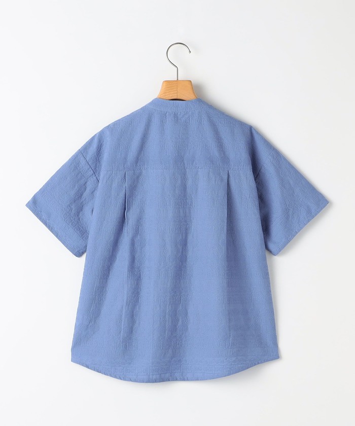 エンブロイダリーシャツ【BLUE】 – ELLIE
