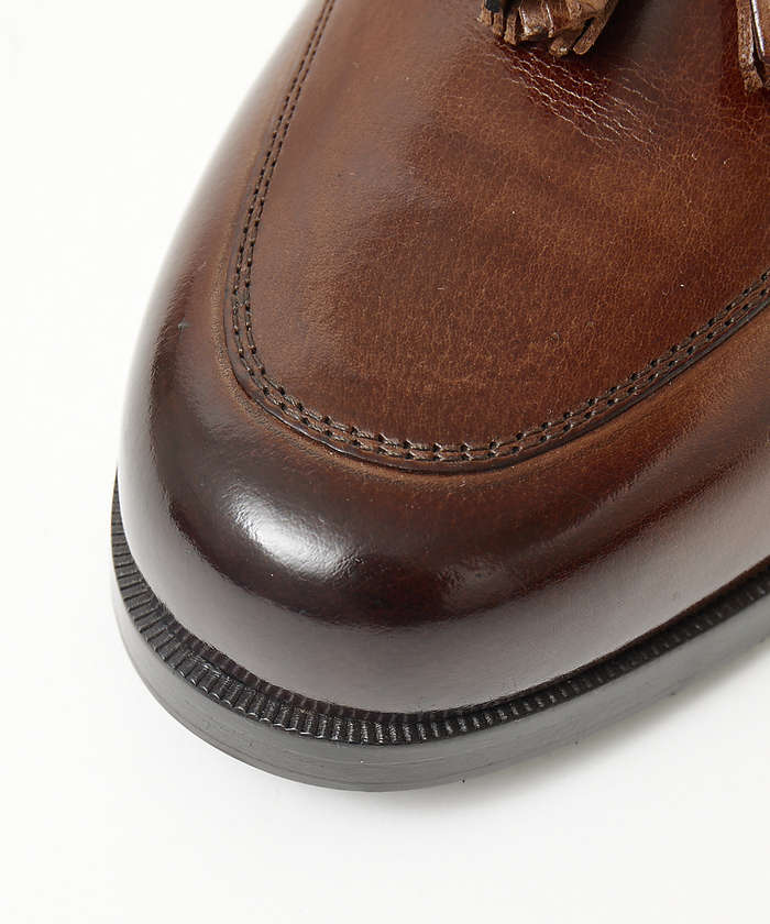 Santoni Andrea タッセル レザーローファー | ブラウン
