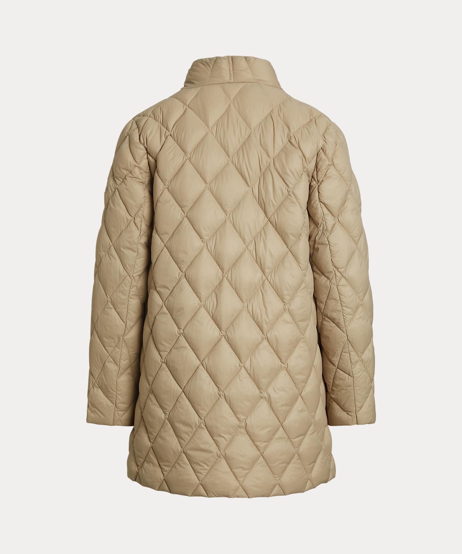 セール 50%OFF】バックルトリム ダイヤモンドキルテッド ダウン