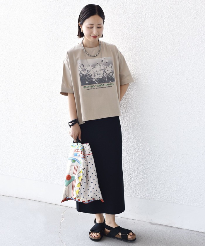 予約》【SHIPS別注】81BRANCA:フォト ワイド TEE(508206749