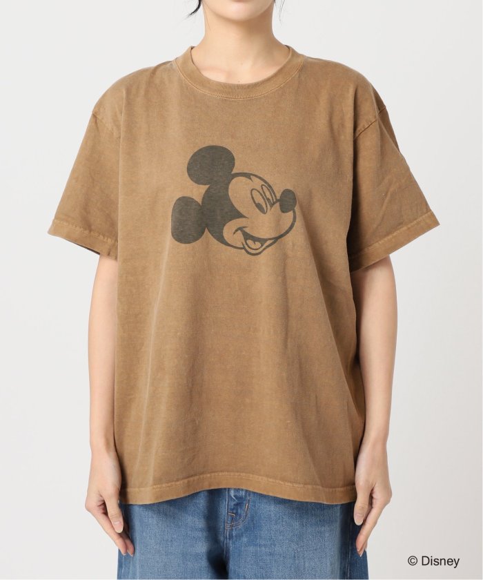 追加2》【MICKEY】ピグメントTシャツ（Tシャツ／カットソー